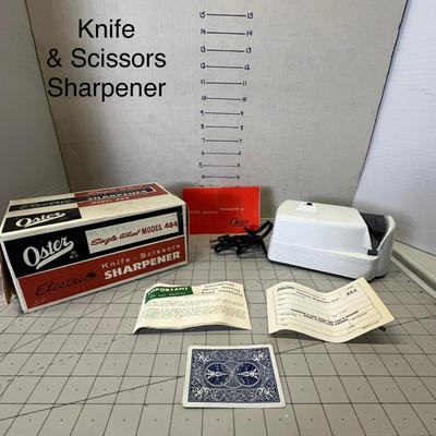 Vintage Oster Electric Knife & Scissors Sharpener
