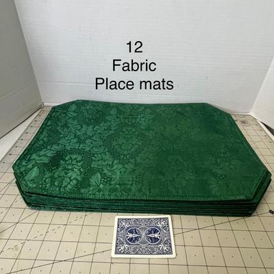 Set Of 12 Fabric Placemats
