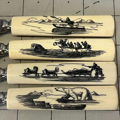 Vintage Wingen Solingen Germany Steak Knives