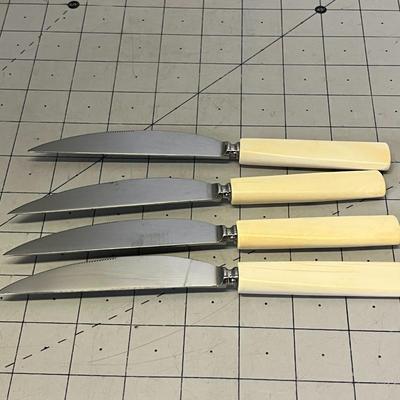Vintage Wingen Solingen Germany Steak Knives