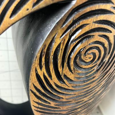 Modern Spiral Swirl Decorative Vase, 18 inches Tall