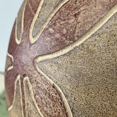 Hand Crafted Clay Vase Pot Beautiful Decor 23 Inches Tall
