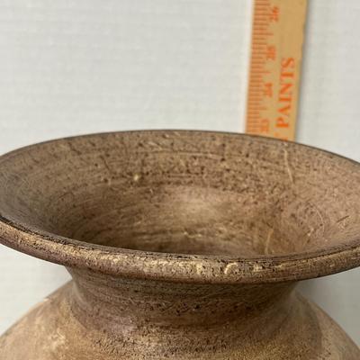 Hand Crafted Clay Vase Pot Beautiful Decor 23 Inches Tall