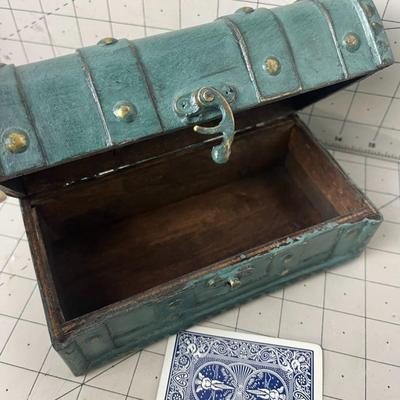 Double Banded Trunk Box Home Decor
