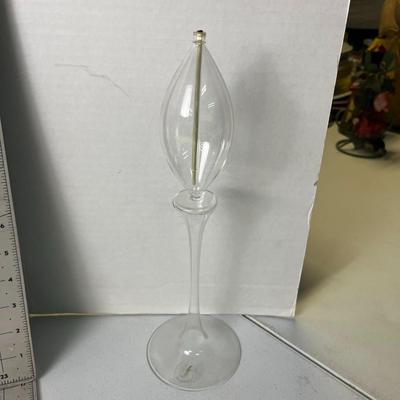 Firelight Glass Waterlily Oil Candle