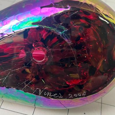 Art Glass Ducks Figurine Paper Weight