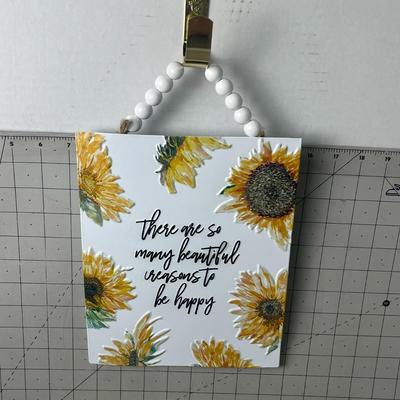 Summer Sunflower Farmhouse Style Wreath