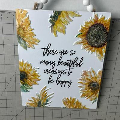 Summer Sunflower Farmhouse Style Wreath