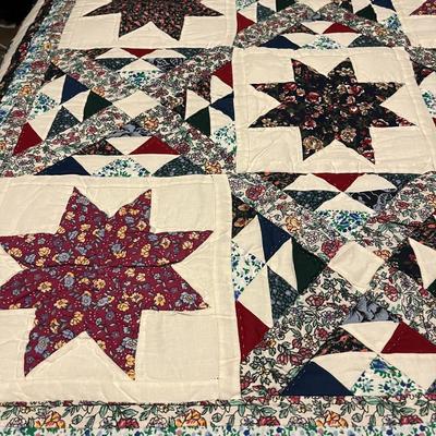 Pattern Scrappy Flag Red Blue Fanfare