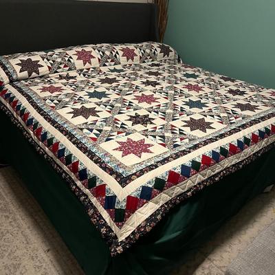 Pattern Scrappy Flag Red Blue Fanfare