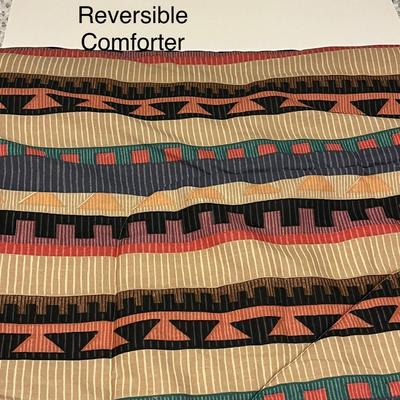 Tribal Navajo Design Bedspread and Sheets