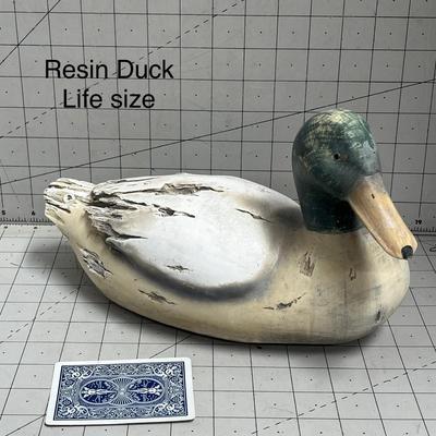 Resin Decoy Duck