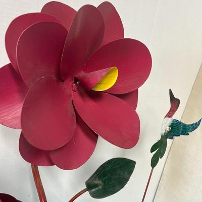 28 Inch Metal Flowers