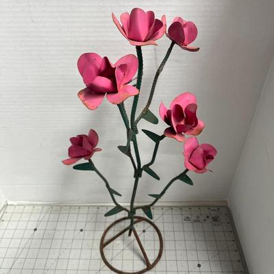 22 Inch Metal Flowers