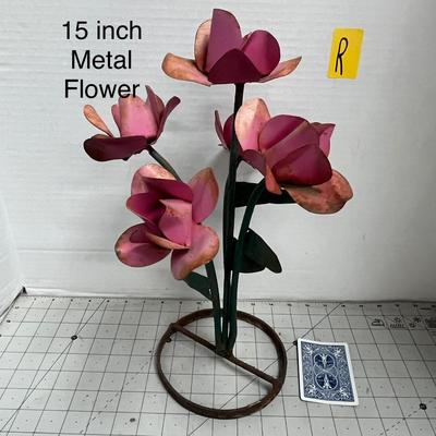 Metal Flower Decor Stand