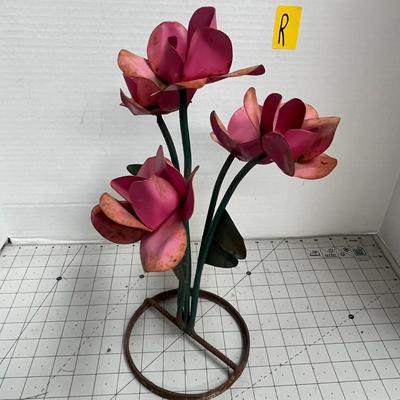 Metal Flower Decor Stand