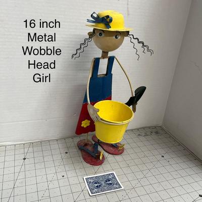 Metal Wobble Head Girl