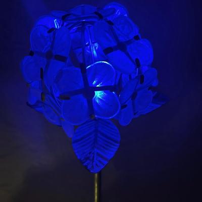 Metal & Glass Solar Flower