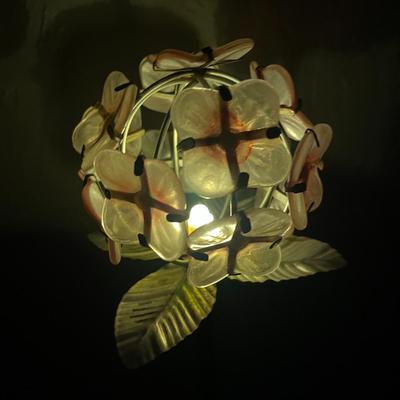 Metal & Glass Solar Flower