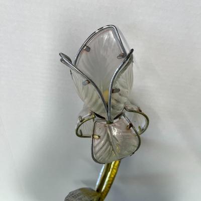 Metal & Glass Solar Flowers