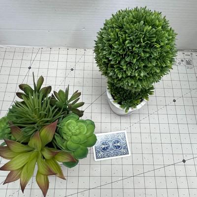 2 Artificial Faux Plants