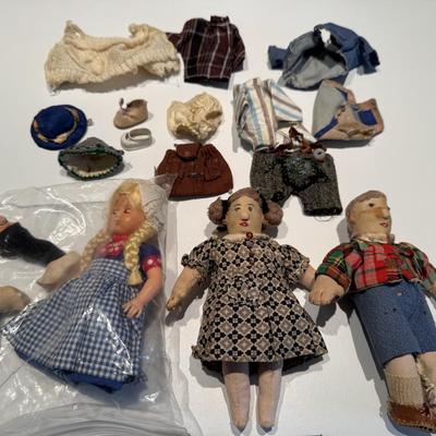 Vintage Dolls and clothes
