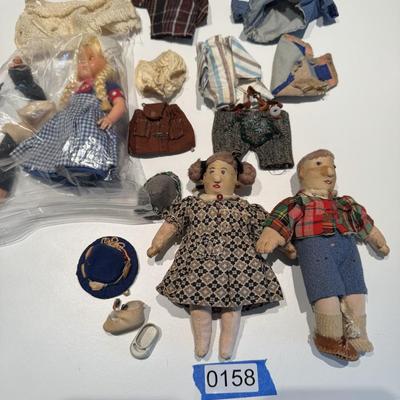 Vintage Dolls and clothes