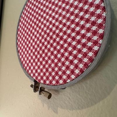 Handmade Push Pin Board w/ Matching Sewing Wall Decor