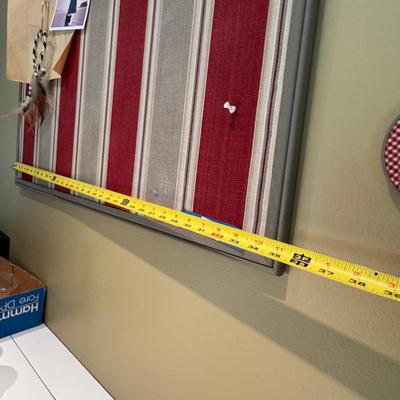 Handmade Push Pin Board w/ Matching Sewing Wall Decor
