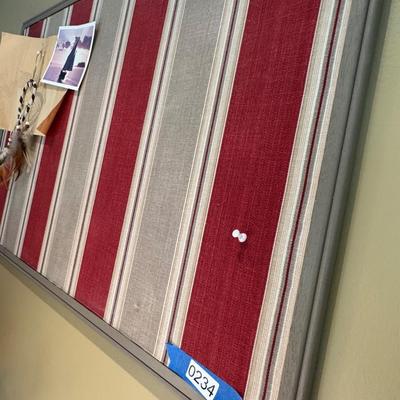 Handmade Push Pin Board w/ Matching Sewing Wall Decor