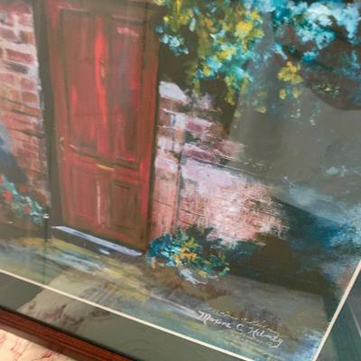 TWO Maxine Helmey Signed / Framed Art