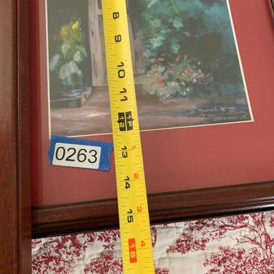 TWO Maxine Helmey Signed / Framed Art