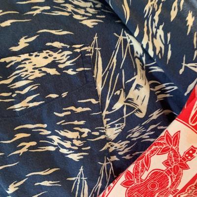 Men’s Size Large Hawaiian Shirts Kahala Pendleton OP Royal Creations +++