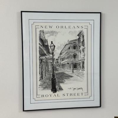 Don Davey “Royal Street” Framed Print, 1976