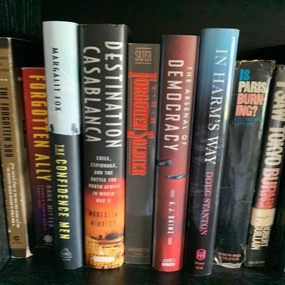 Large Book Lot - Mostly Hardback NonFiction History Politics +++