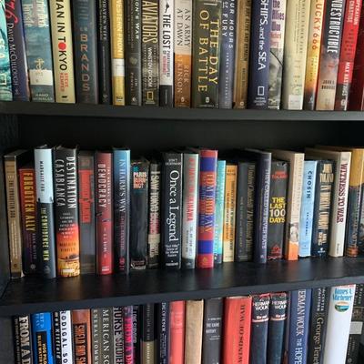 Large Book Lot - Mostly Hardback NonFiction History Politics +++