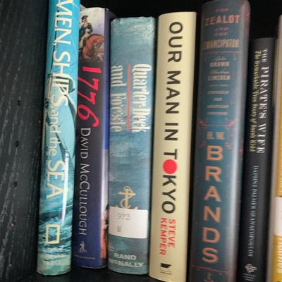 Large Book Lot - Mostly Hardback NonFiction History Politics +++