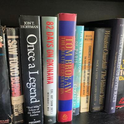 Large Book Lot - Mostly Hardback NonFiction History Politics +++