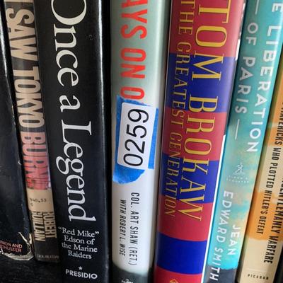 Large Book Lot - Mostly Hardback NonFiction History Politics +++