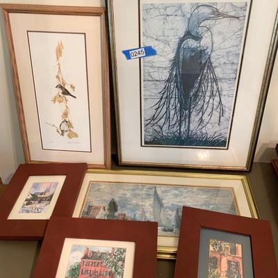 Mixed Art Lot - Framed / Matted ( READ DESCRIPTION)