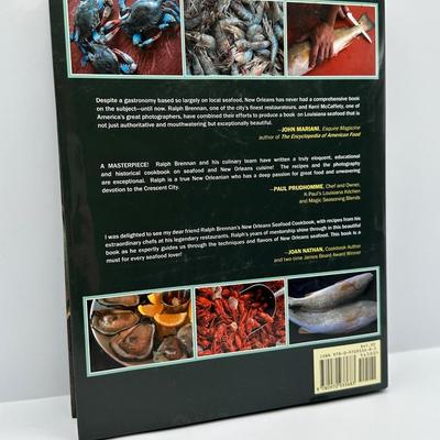 SIGNED Ralph Brennan's New Orleans Seafood Cookbook Hardcover