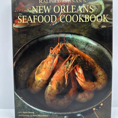 SIGNED Ralph Brennan's New Orleans Seafood Cookbook Hardcover