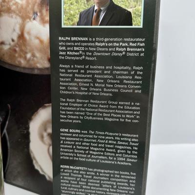 SIGNED Ralph Brennan's New Orleans Seafood Cookbook Hardcover