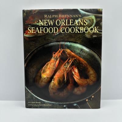 SIGNED Ralph Brennan's New Orleans Seafood Cookbook Hardcover