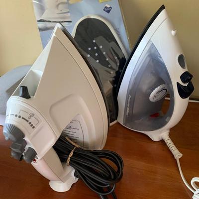 TWO Irons w/ Iron Pad