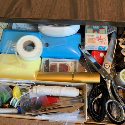 MCM Sewing Table W/ Supplies