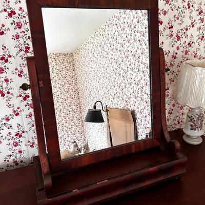 Dresser mirror with drawer