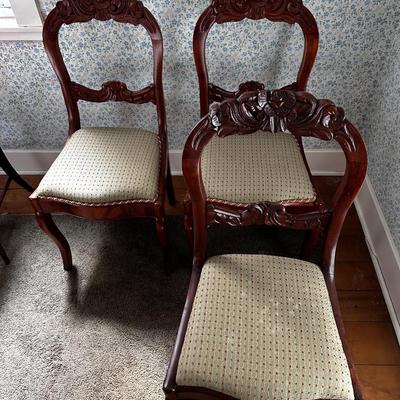 3 Upholstered Side Chairs