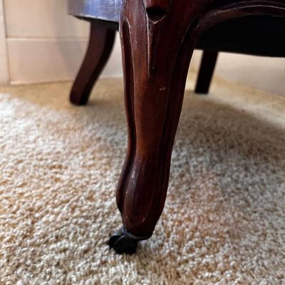 Upholstered armchair