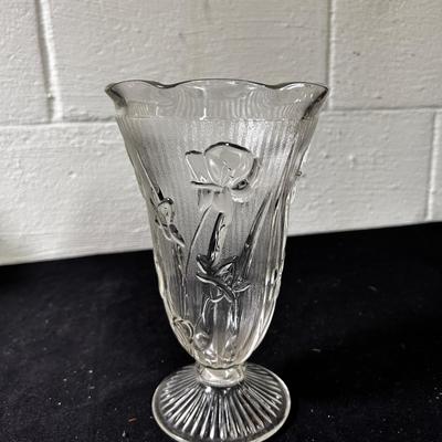 Vintage glass vase